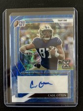 Cade Otton /15 Auto RC 2022 Leaf Pro Set Blue Scope Buccaneers Washington