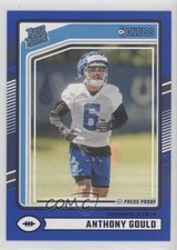 2024 Panini Donruss Rated Rookie Blue Press Proof Anthony Gould #363 1eh5