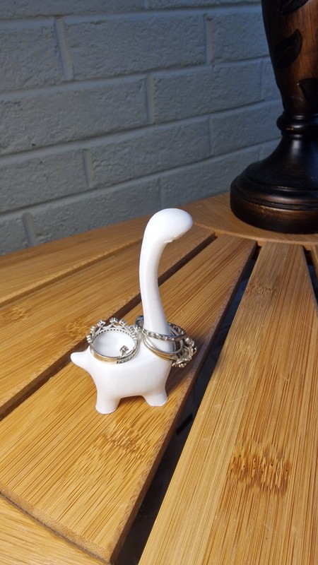 3D Printed Ringosaurus Ring Holder - PLA