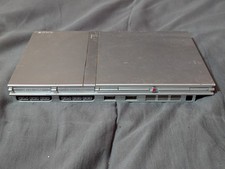 PlayStation 2 PS2 Slim Satin Silver Console Only NO CORDS Tested &amp; Works!