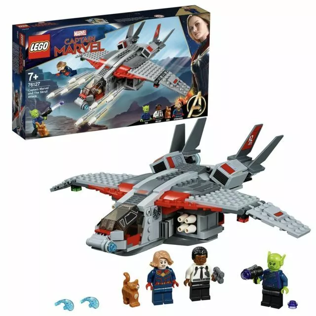 Lego super heroes captain marvel outlet and the skrull attack 76127