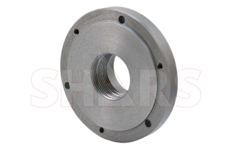 6" Fully Machined Threaded Back Plate 2-1/4-8 For 3 or 4 Jaw Self ...