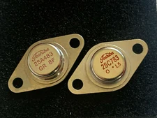 2SC783 + 2SA483 New Toshiba Silicon NPN + PNP Transistor