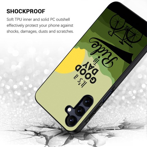 Beautiful Day Cycling Lightweight Cover For Samsung A15 A16 S23 S24 S25 Ultra FE - 第 19/25 張圖片