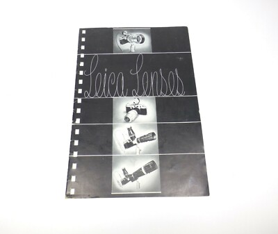 Leica Lenses - E. Leitz Inc., New York - Booklet