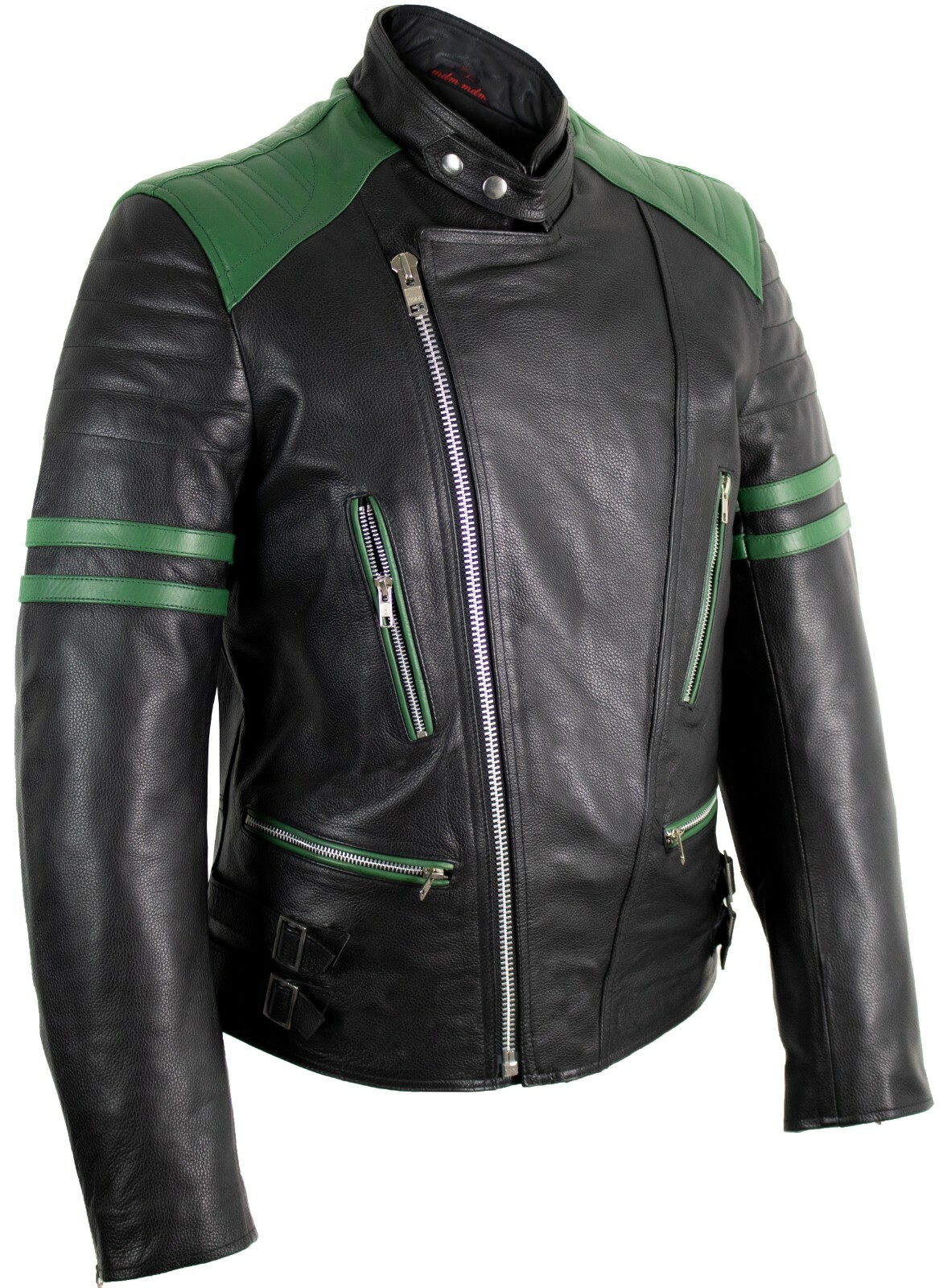 Motorrad Lederjacke Grün Moto Guzzi Lederjacke Herren