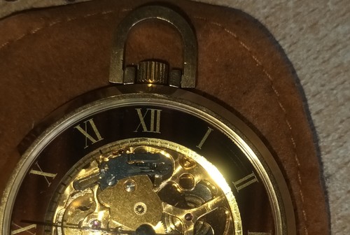 VINTAGE LIMIT INTERNATIONAL 17 JEWELS SWISS INCABLOC GOLD PLATED POCKET WATCH - Picture 4 of 5