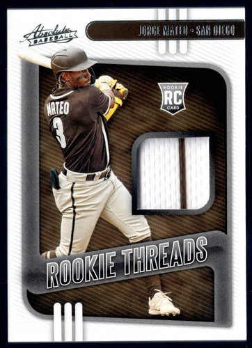 2021 Panini Absolute Jorge Mateo Rookie Threads RC Padres Orioles - Bild 1 von 2