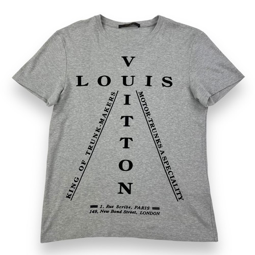 Louis Vuitton Trunk Makers Grey T Shirt - Picture 3 of 4