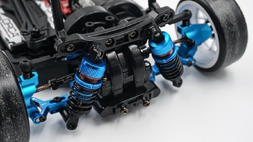 Yeah Racing Blue Alloy RWD Drift Performance Conversion Kit V2 for Tamiya TT-02 - Picture 7 of 8