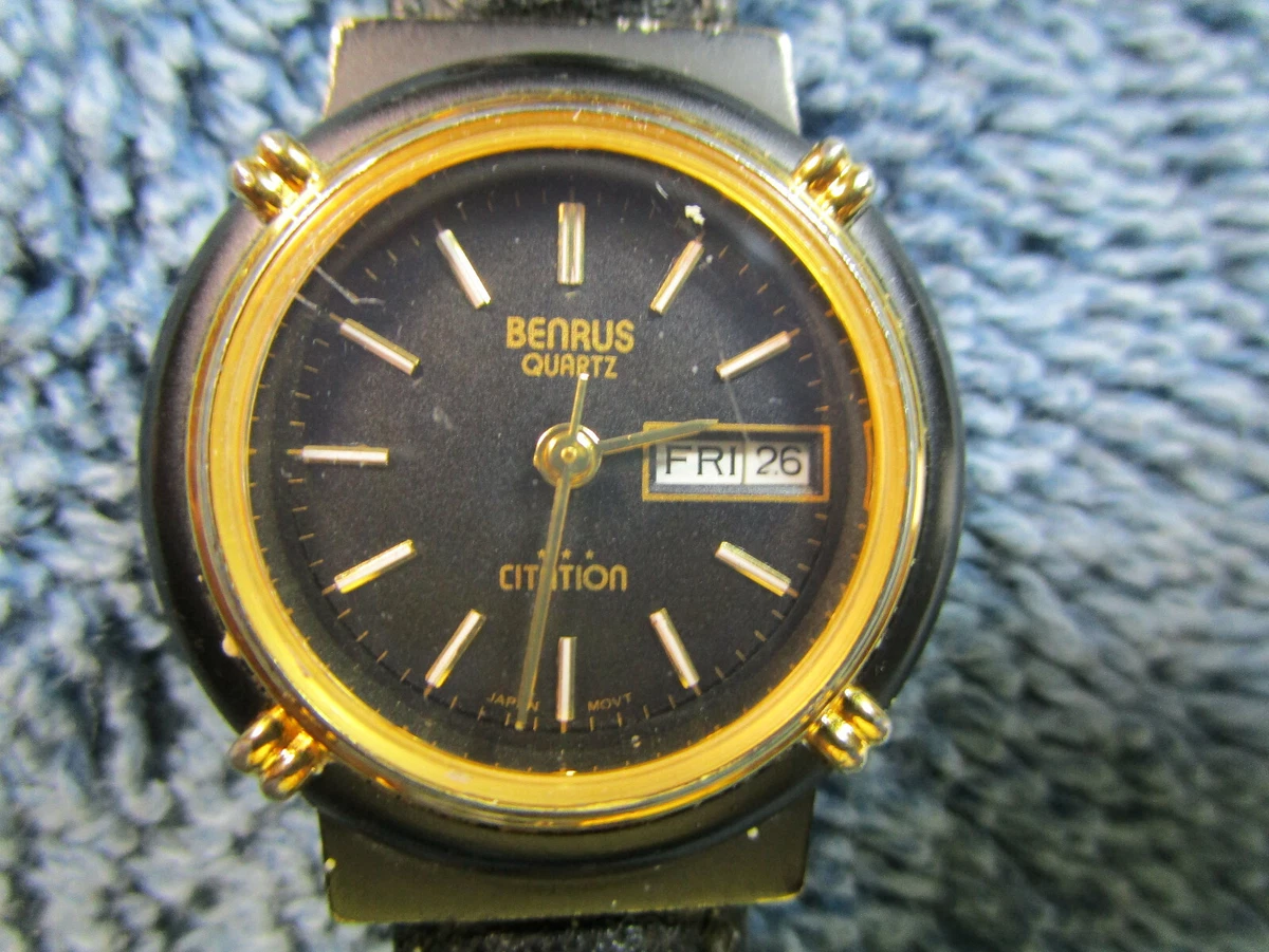 Benrus quartz citation watch sale