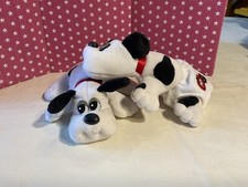VTG. 1986 TONKA PLUSH NEWBORN DALMATIAN POUND PUPPIES LOT 1 W/TAGGED DIAPER 7 IN