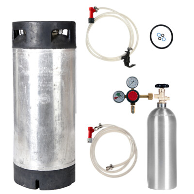 #ad Keg Kit Reconditioned 5 Gallon Pin Lock Keg NEW 5 lb. CO2 Tank Regulator amp; Parts $199.95