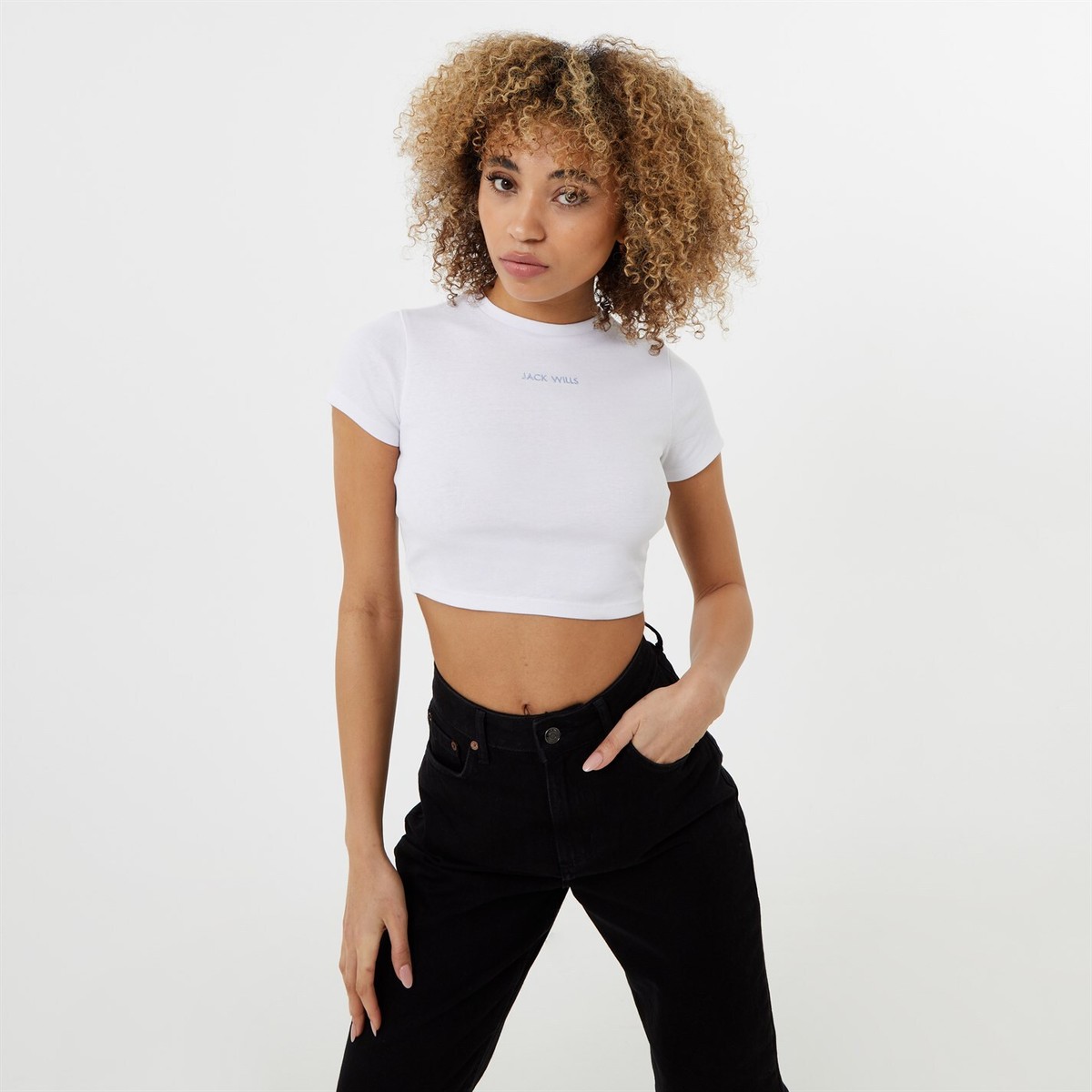 ジャック ウィルス Jack Wills 【 Contrast Baby Tee Women 】 レディース Jack Wills Contrast Baby Tee | Jack Wills