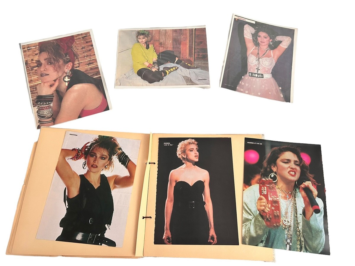 MADONNA VINTAGE SCRAPBOOK 1980'S | eBay