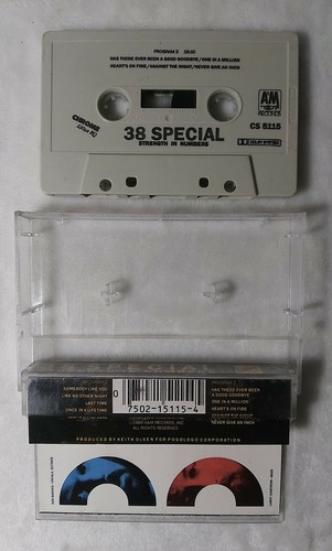 38 Special - Strength In Numbers - Cassette Tape A & M 1986 - Picture 8 of 12