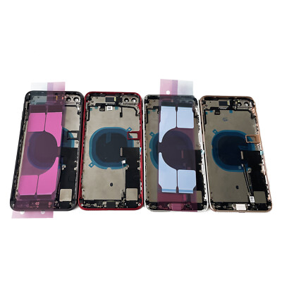 Replacement Glass Back Housing Battery Cover Frame For Iphone 8 Plus X XR XS MAX