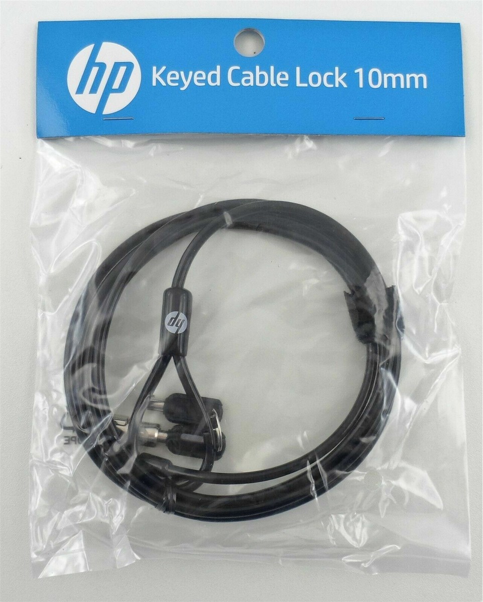 NEW HP Keyed Security Cable Lock 6FT, Keys For Slice G2, Z2 MINI, 15U,  T1A62UT