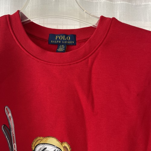 Polo Ralph Lauren Ski Sweater Big Boys L 12-14 Limited Edition Classic Red - Picture 2 of 8