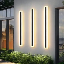 Minimalist Wall Lamp LED Wall Sconce Light Linear Porch Outdoor Lighting Fixture