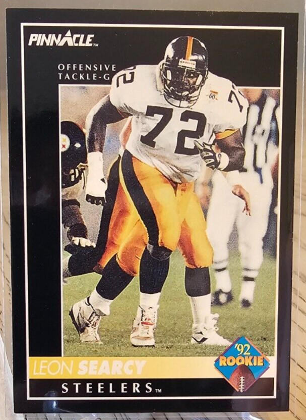 1992 Pinnacle Leon Searcy RC #315 Steelers