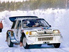 20 photos différentes imprimées sur papier brillant PEUGEOT 205 RALLY