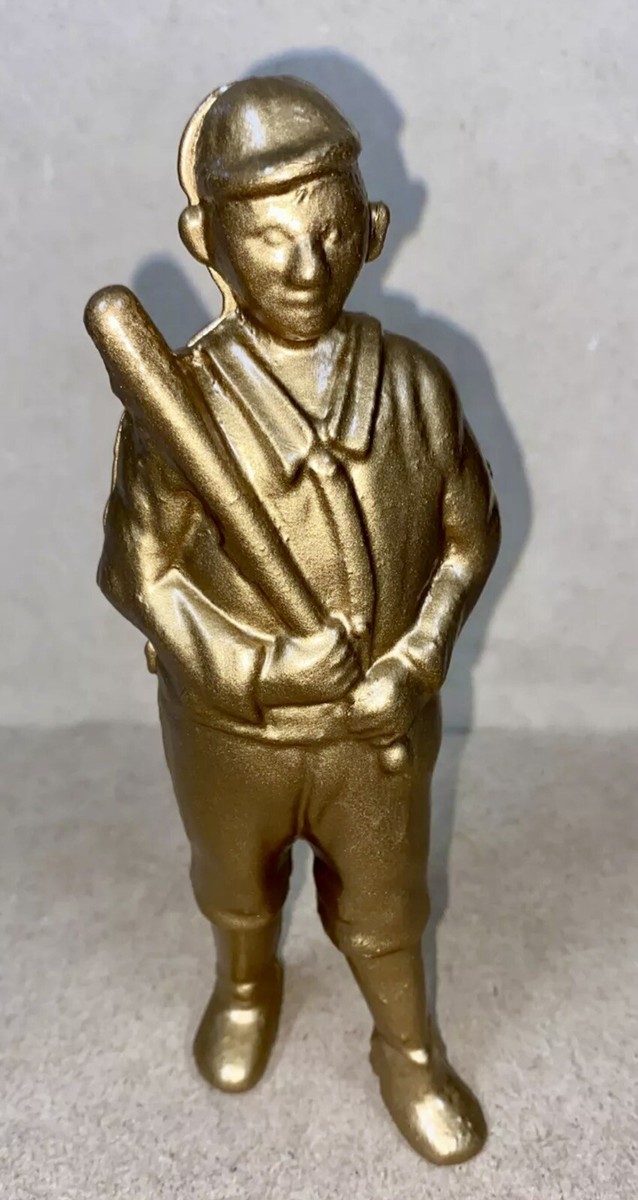 1910's TY COBB CAST IRON COIN BANK BY AC WILLIAMS HOF DETROIT