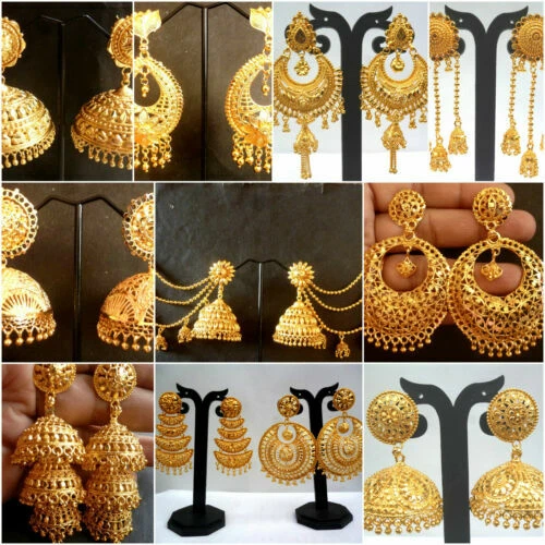 Copper Costume Earrings