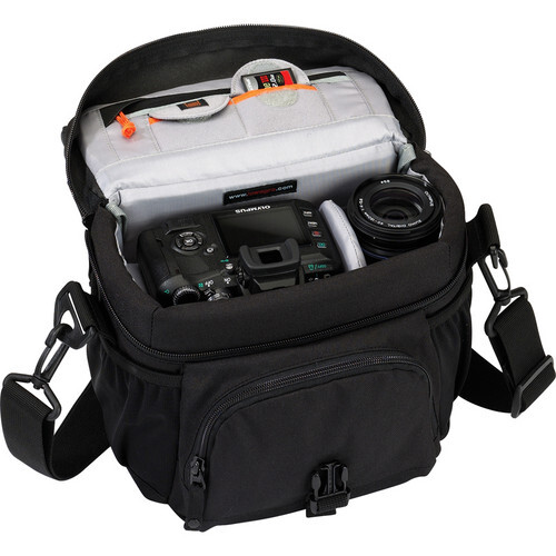 LowePro Nova 160 AW II Noir - Sac à Bandoulière pour Appareils Photo - Photo 2/4