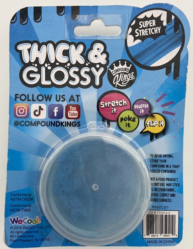 3 Thick and Glossy Squishy Fun Slime Blue, Pink & Green Party Favor Gift Idea - Picture 6 of 8