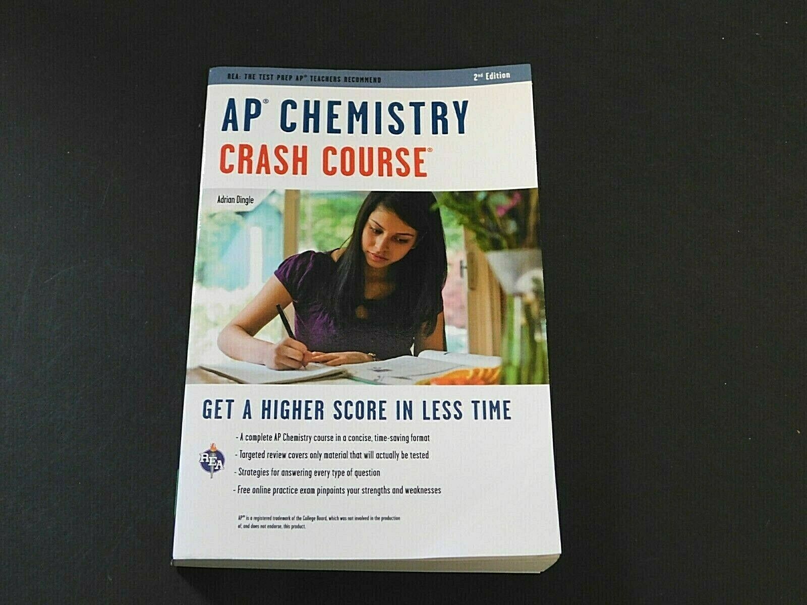 AP Chemistry Crash Course 2nd Edition by Adrian Dingle 2015 Like New AP Chemistry Crash Course 2nd Edition by Adrian Dingle 2015 Like New