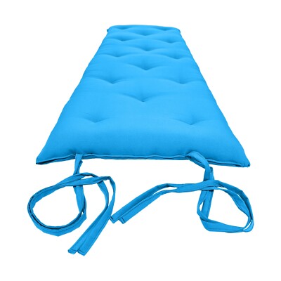 Full Floor Rolling Futon Mattresses, Cotton Shikifuton Mat 3 x 54x 80 Turquoise