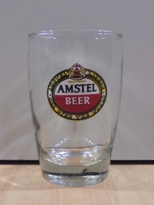 AMSTEL BEER ADVERTISIGN VTG GLASS