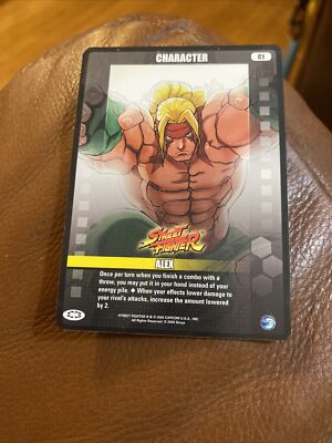 Street Fighter Epic Battles Trading Card C1 Alex character