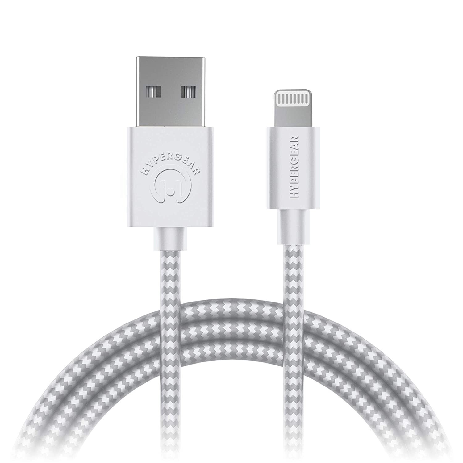 NEW iPhone Lightning Cable 4ft MFi Certified 5,000+ Bends! Hypergear FREE SHIP!!-image