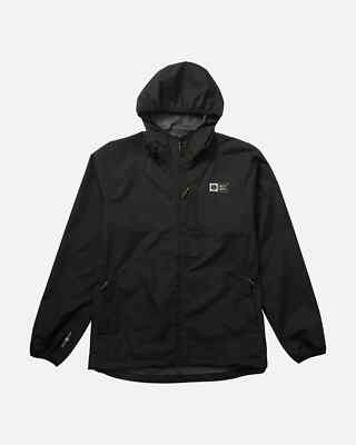 SALTY CREW STASH Men's Shell Jacket - Black - Size  Small  - NWT LAST ONE LEFT