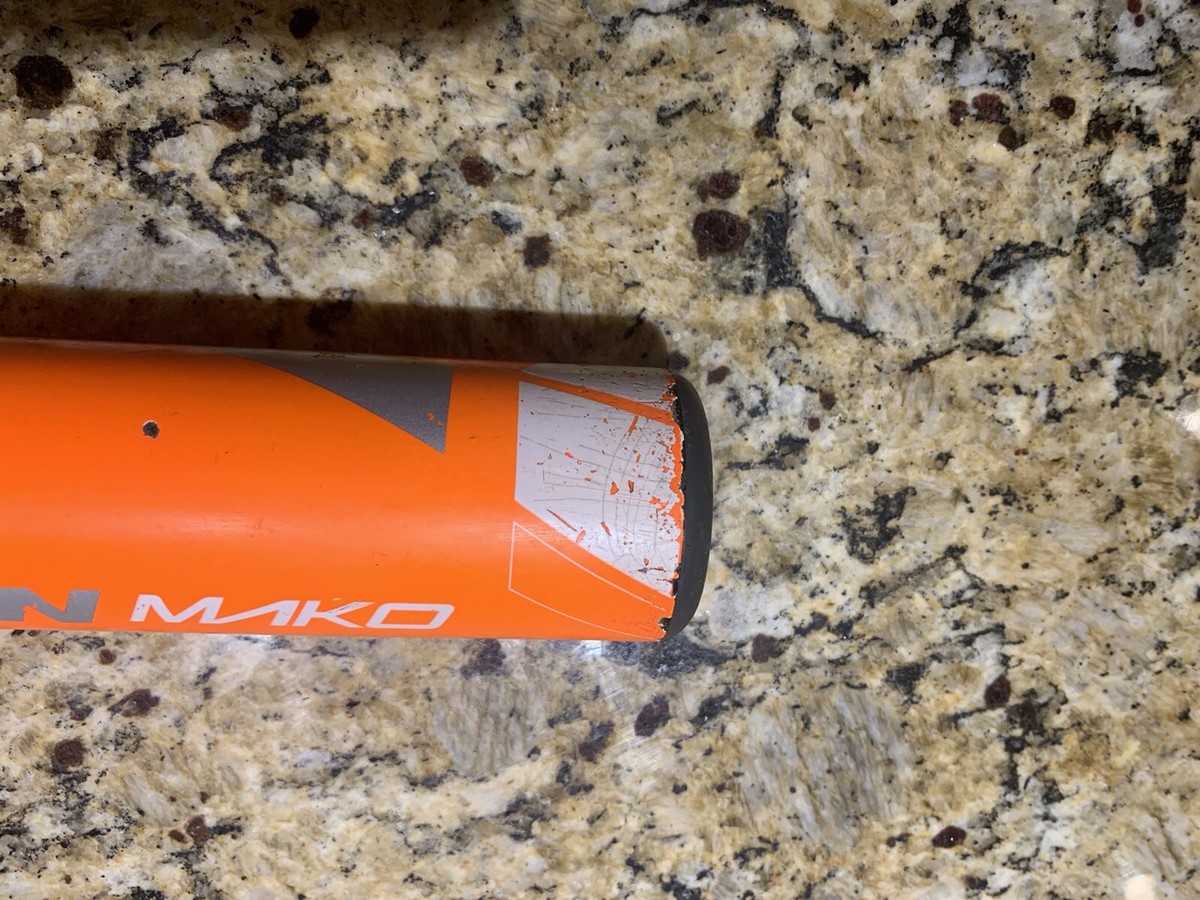 Easton Mako XL 30/20 (-10) – Batte Baseball Jeune – Édition Rare Orange Fluo