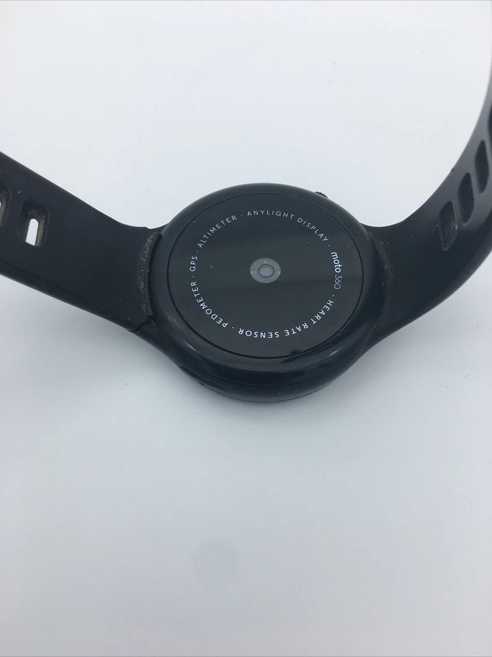 Motorola Moto 360 45mm Black Sport Smart Watch - Image 4 of 4
