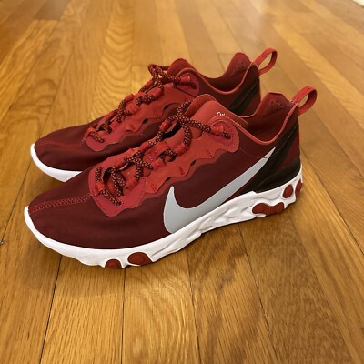 Size Nike React Element 55 Team Red 886060154712|