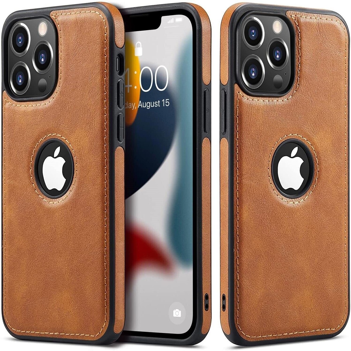 Funda De Cuero Para IPhone 11 12 13 14 15 16 17 Pro XS Max Air Mini XR X 8 7 Plus 16e Funda Con Tapa Para Apple IPhone SE 2022 2020 - AliExprs