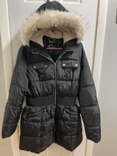 Womens Celsius Premium Black Puffer Coat Size 1xl