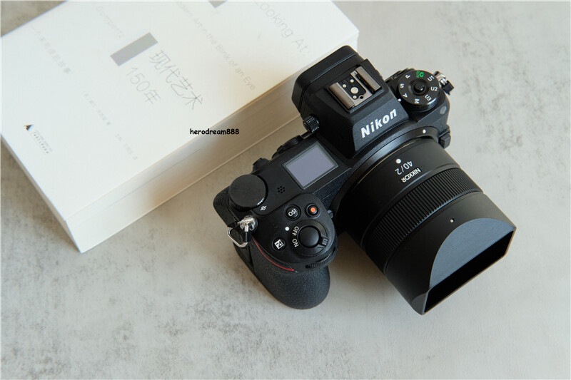 邦楽 2face/IN DA HOOD NORIKYO 12inch Black Lens Hood For Nikon Z40 f2 Z28 f2.8 Resin Retro Lens