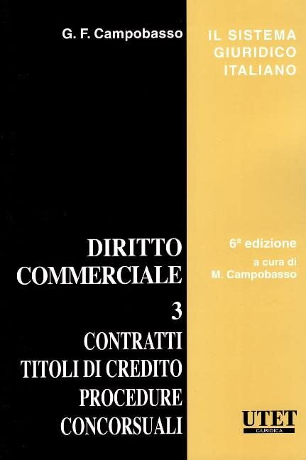 Libri Campobasso Gian Franco - Diritto Commerciale #03