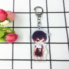 Haikyuu Anime Keyring Keychain Bag Charm Key Pendant Harajuku Cosplay Gift 15