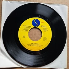 TALKING HEADS And She Was DJ PROMO RARE POP 45 7" Record Vinyl Records
