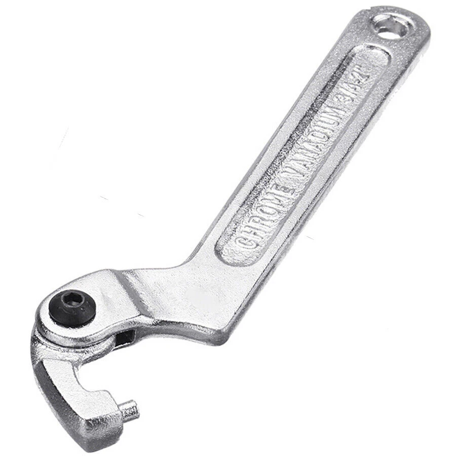 8in C Clamp Spanner Tool Adjustable Hook Wrench 32-76mm Motorcycle Suspension - Image 3 of 4