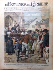 La Domenica del Corriere 31 Agosto 1902 Matrimonio in Sardegna Brigante Lombardo