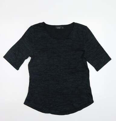 Apt. 9 Damen T-Shirt grün Polyestermischung Größe L