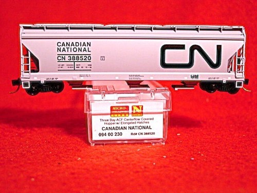 Tolva cubierta MTL 94 00 230-2 NACIONAL CANADIENSE 3 bahías ACF #388520 'NUEVA' ESCALA N | Zustand: New
