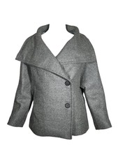 Antonelli Firenze Women Portrait Collar Jacket In Grey